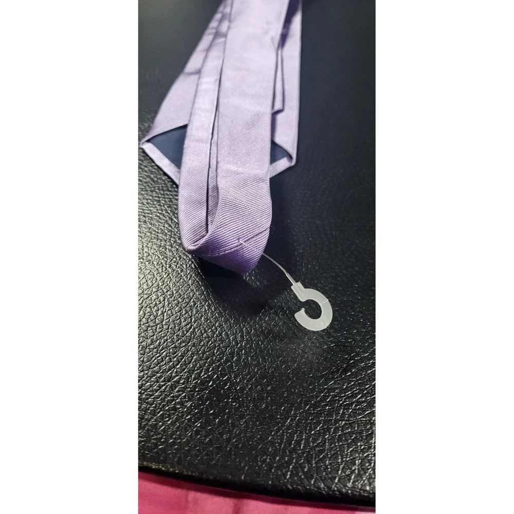 Polo Ralph Lauren Silk Woven Lavender  3.75 x 58.5 Made In Italy New No Tags